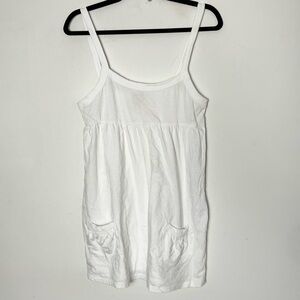 Vintage y2K Forever 21 Empire Waist Babydoll Tank‎ Top Large